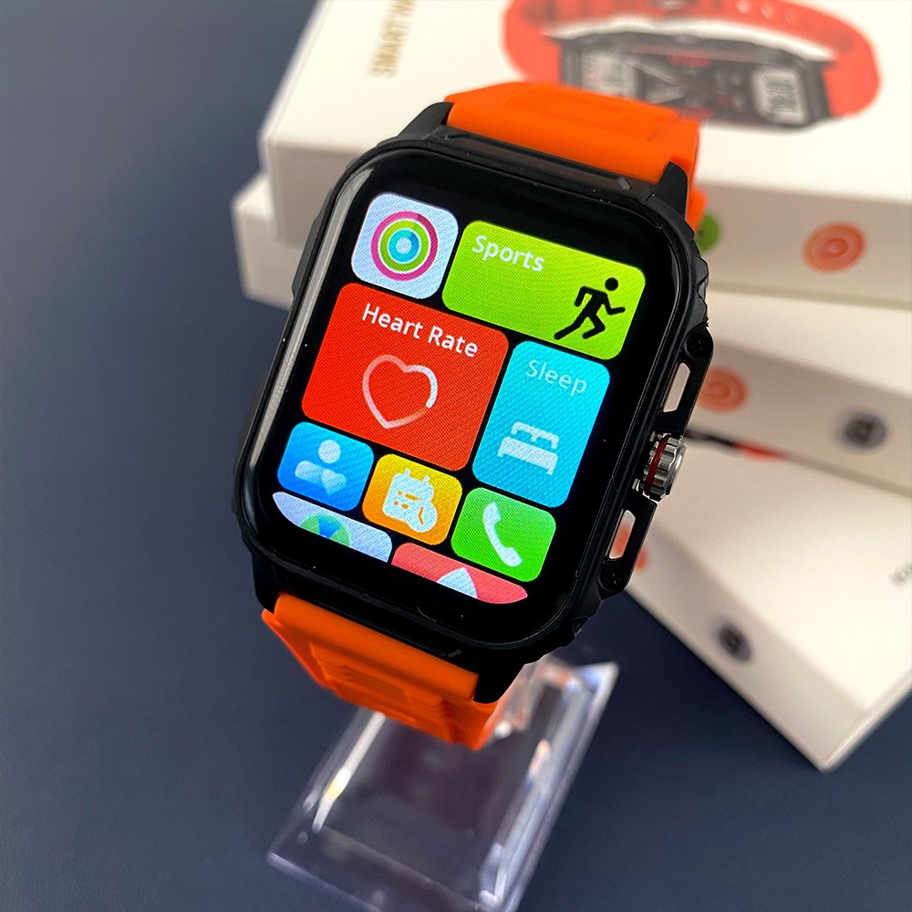 Y1 1.85'' HD Outdoor Rugged Sports Smartwatch 2024 Health monitor Reloj inteligente BT Call Fitness Smart watch for men women