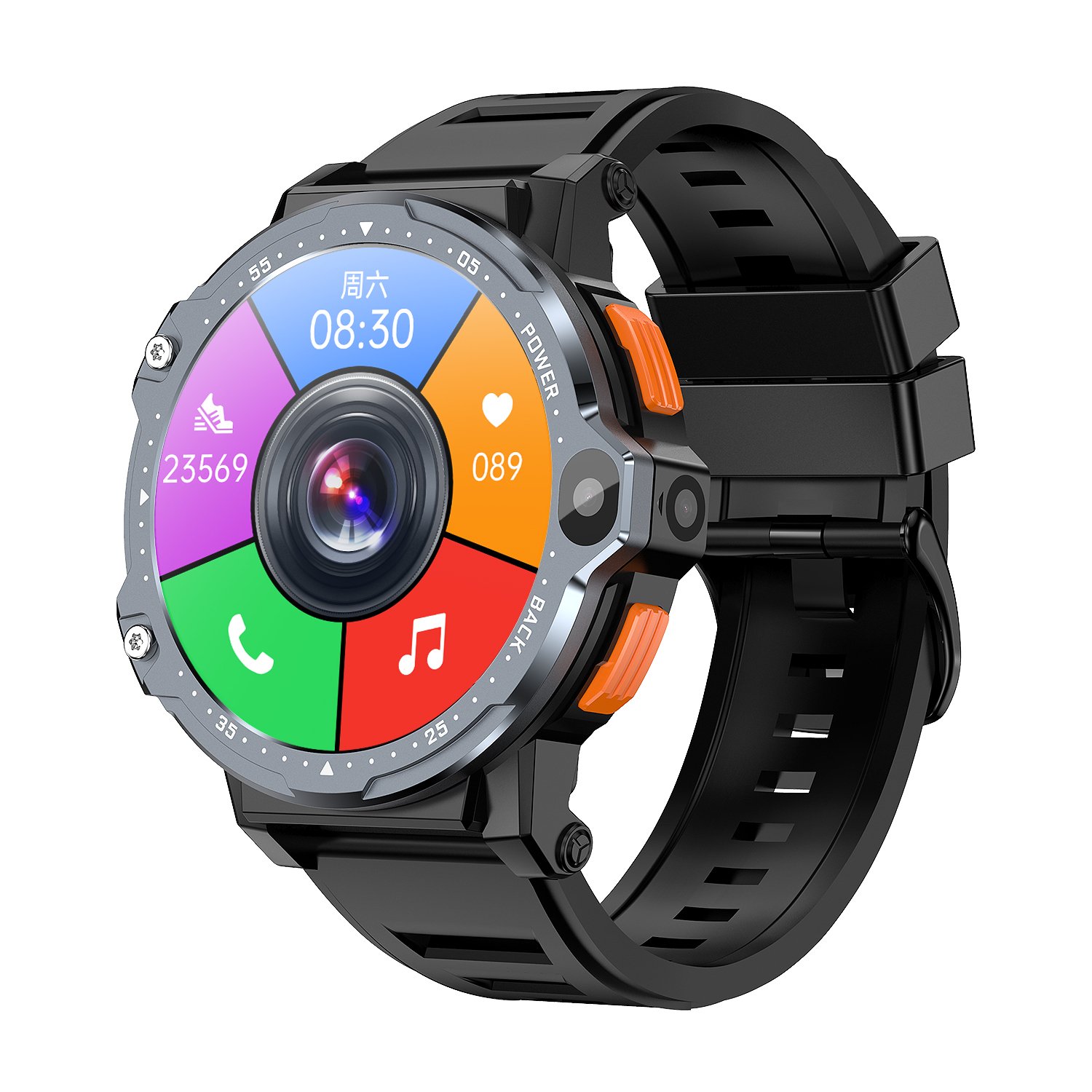 Android 8.1 Smart Watches PG999 RAM 4G ROM 64GB 1.54inch Round Screen 4G Phone Watch Waterproof Smartwatch