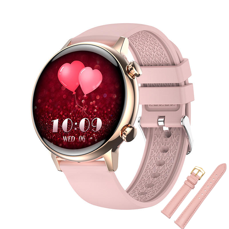 1.1 Inch HK39 AI Intelligent Voice Real Time Blood Pressure Heart Rate IP68 Waterproof BT HD Call Amoled Screen Smart Watch NFC