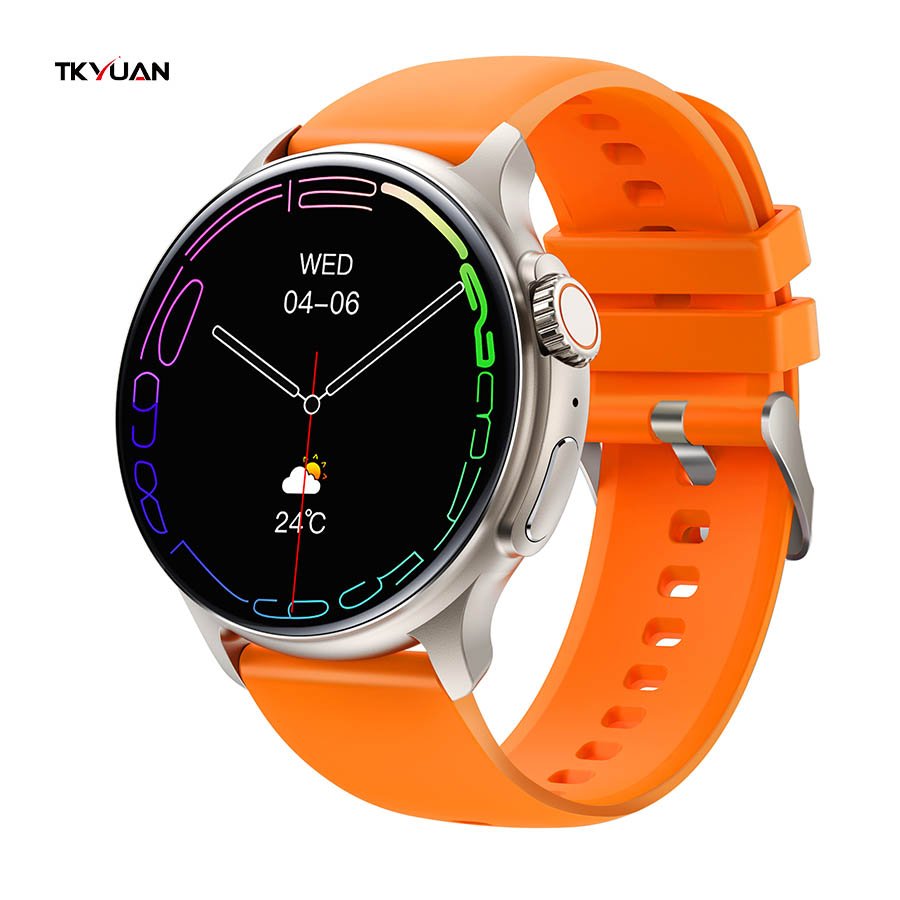 TKYUAN 2023 K58 Waterproof IP68 1.43 Inch AMOLED Smart Watch K58 Fitness Tracker BT Phone Call Fashion Smartwatch