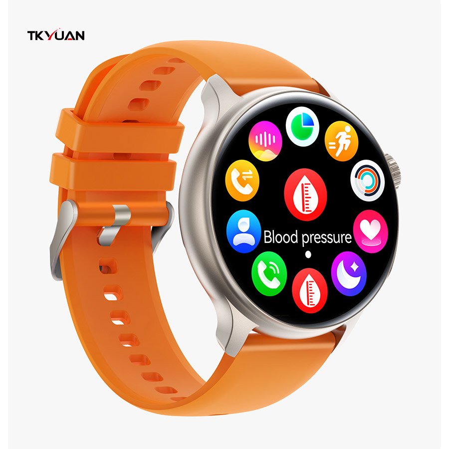 TKYUAN 2023 K58 Waterproof IP68 1.43 Inch AMOLED Smart Watch K58 Fitness Tracker BT Phone Call Fashion Smartwatch