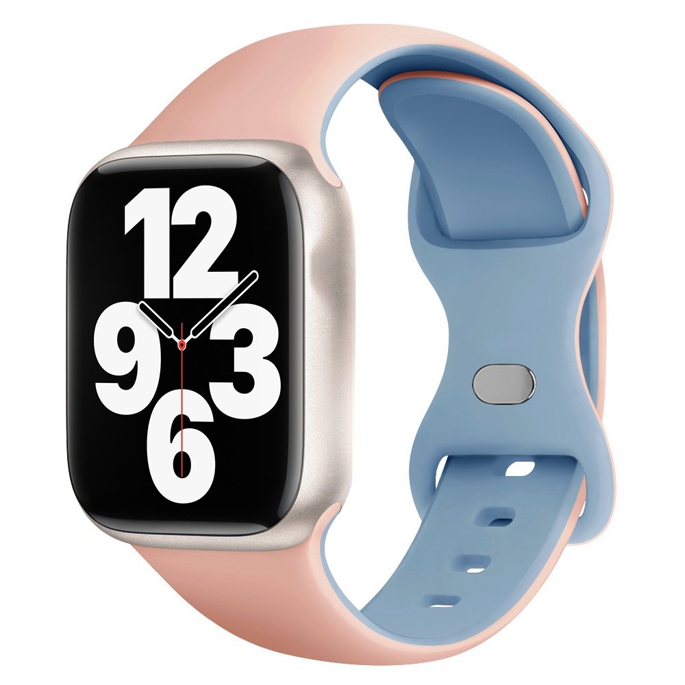 New 49mm Wristband Two Colors Silicone Smart Watch Band Sport Rubber Strap For Apple Watch ultra band