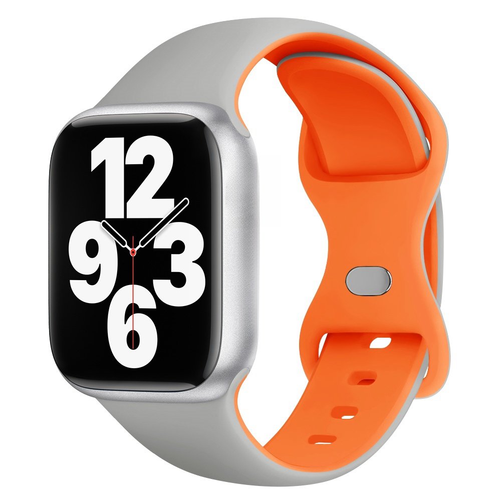 New 49mm Wristband Two Colors Silicone Smart Watch Band Sport Rubber Strap For Apple Watch ultra band