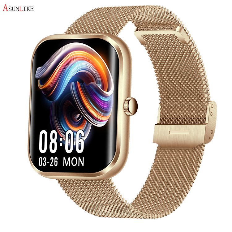 Smart Watch Men Women AK58 1.96 inch Full Touch Screen Sports Fitness Watches Bluetooth Calls Digital Smartwatch Wristwatch