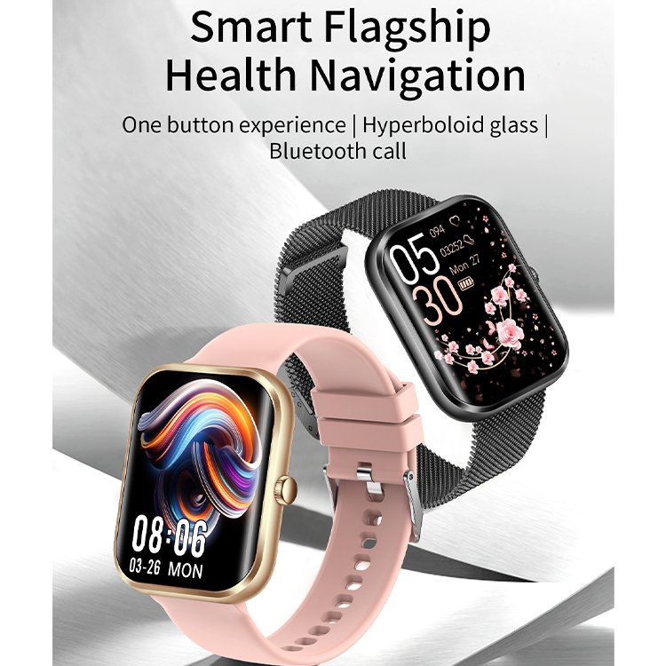 Smart Watch Men Women AK58 1.96 inch Full Touch Screen Sports Fitness Watches Bluetooth Calls Digital Smartwatch Wristwatch