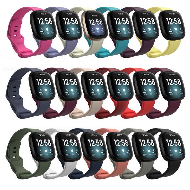 Colorful Silicone Strap Quick release bracelet For fitbit Sense /Fitbit Versa 3 /4 Smart watch Band