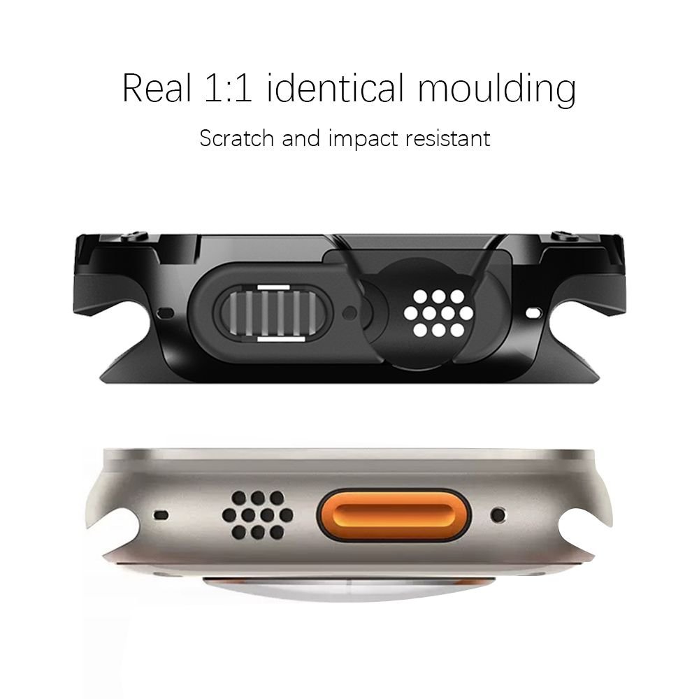 Armor Shell 2 in 1 Case for Apple Watch Ultra 49mm 41mm TPU+PC Shockproof Protector for iwatch case smart watch accessories