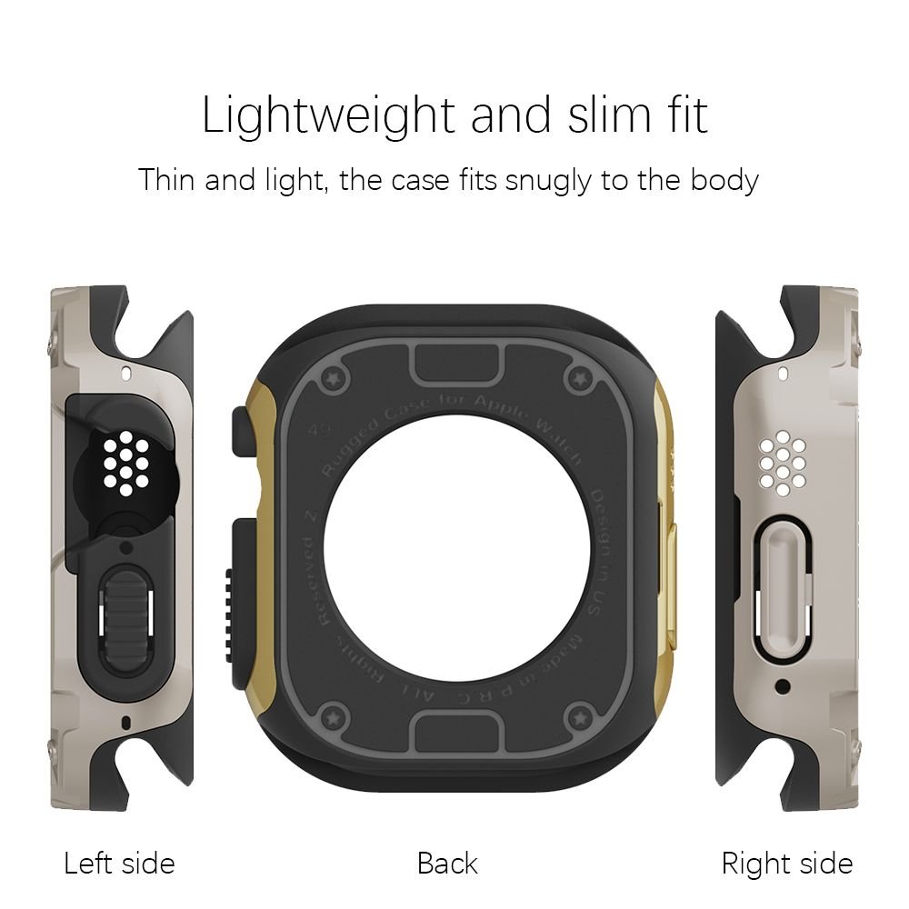 Armor Shell 2 in 1 Case for Apple Watch Ultra 49mm 41mm TPU+PC Shockproof Protector for iwatch case smart watch accessories