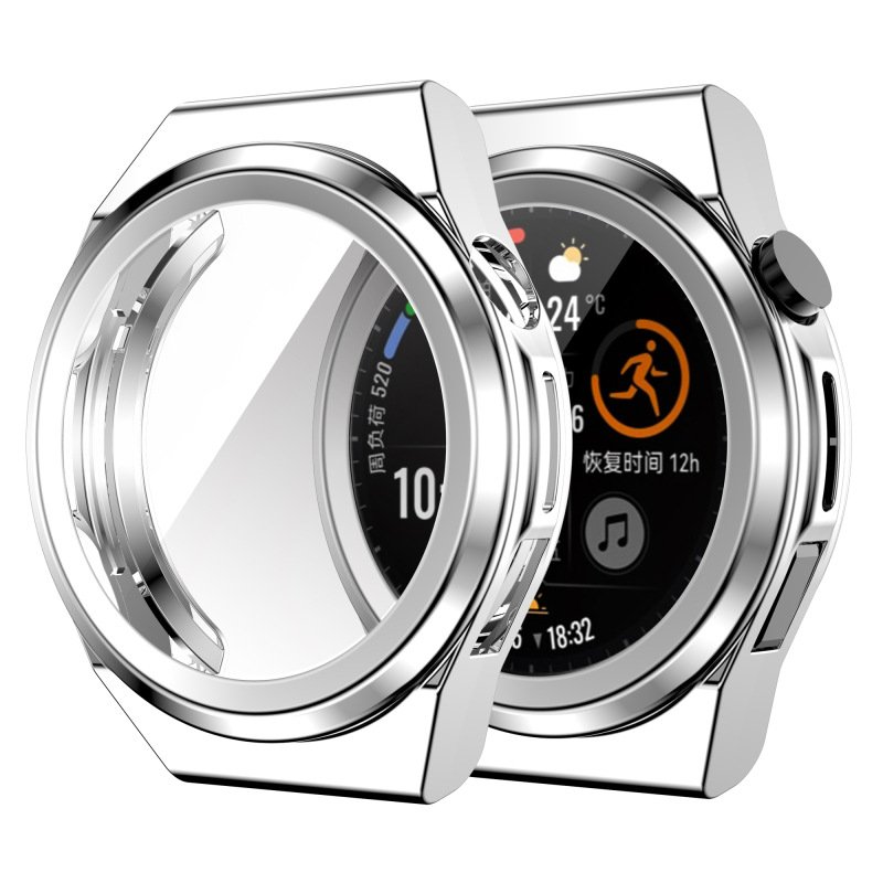 Shockproof Smart Watch Screen Protector Case 46mm Full Cover Soft TPU Watch Case For Huawei GT2 Pro