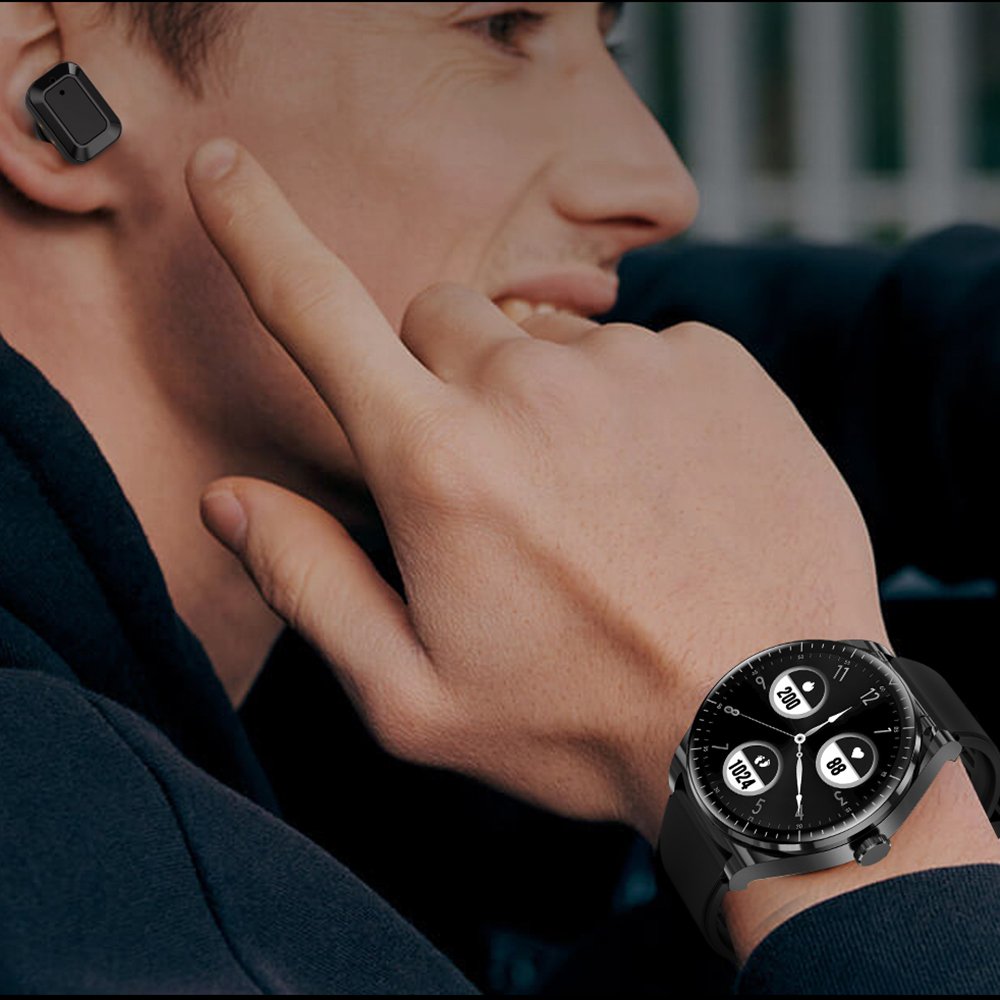 S9 2 in 1 TWS Smartwatch Health monitoring 2024 Reloj inteligente Montres intelligentes Sport Smart watch with Earbuds Earphones