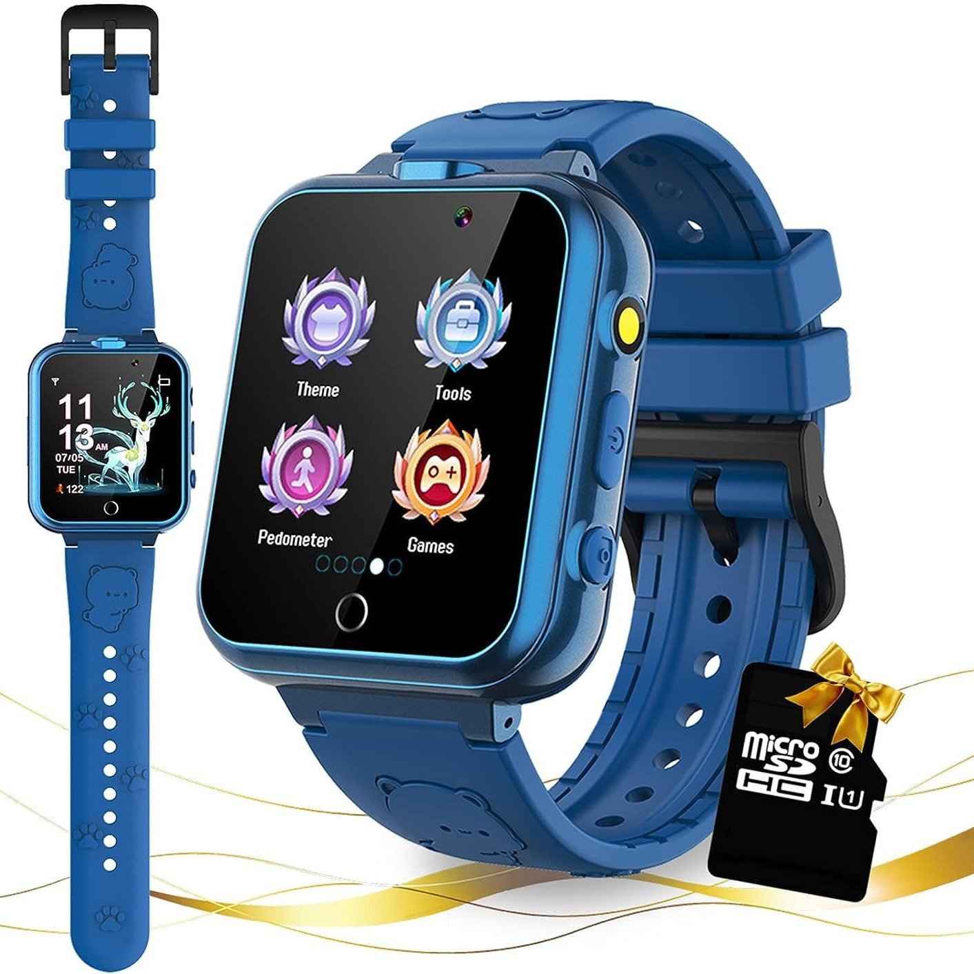Kids smart watch with GPS Tracker&video calling/4G kids cell phone watch for children/sim card SOS call/voice chat wih camera