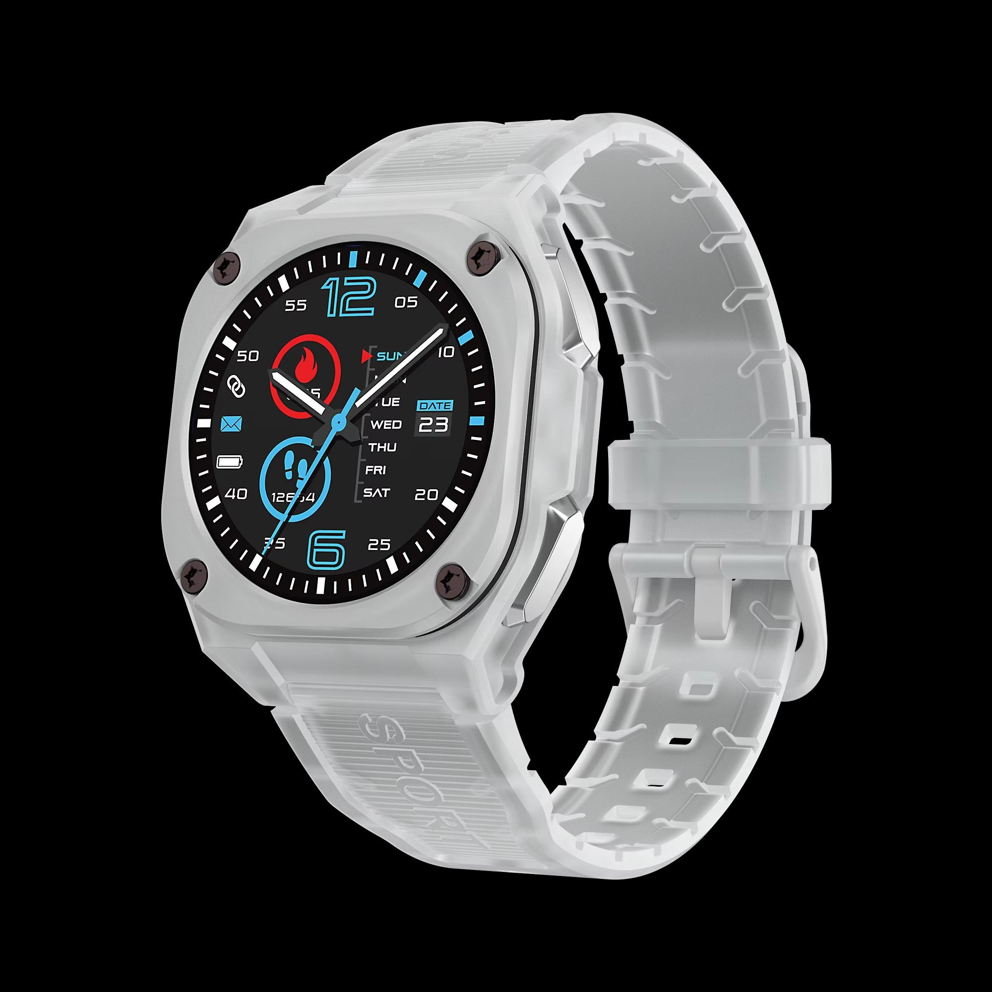 Translucent Super Cool Fashion Design B3 Watch 5ATM Waterproof 300mAh Large Battery Multi-Sport Mode Compass Custom Smart watch