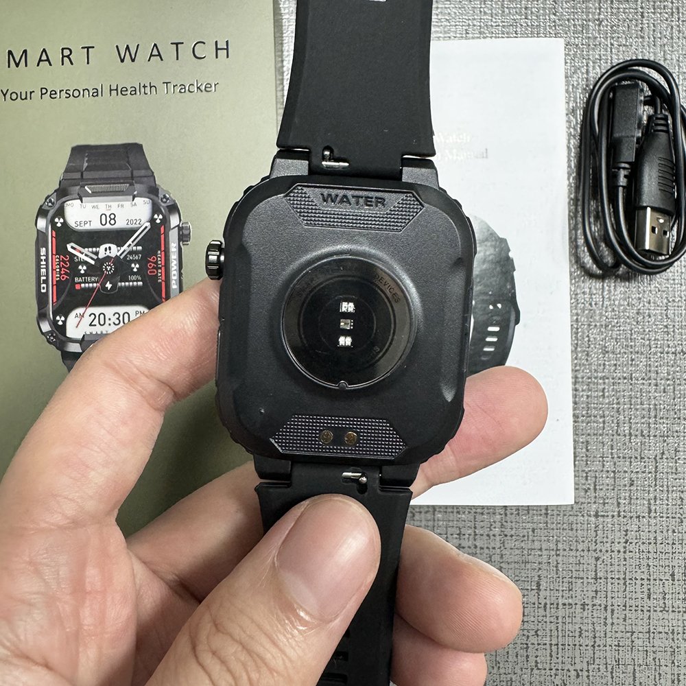 MK66 Three proof Health monitor Smartwatch Heart rate Reloj inteligente Montre intelligente Fitness tracker Smart watch for Men