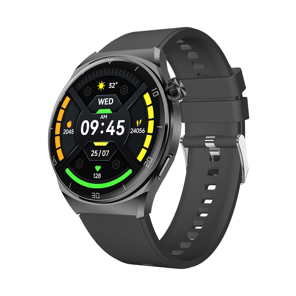 AMOLED Smart Watch Time Always On Display Heart Rate Blood Oxygen Monitoring Information Notification 1.43inch Round Screen