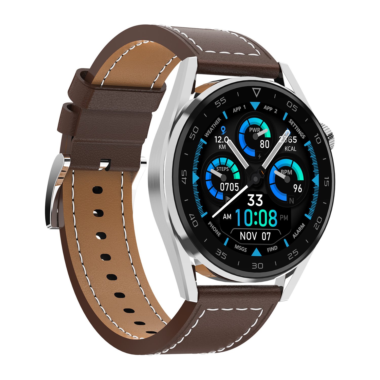 Hot Sales Long Standby Smartwatch 1.32 Full Touch Screen Fitness Call Smart Watches