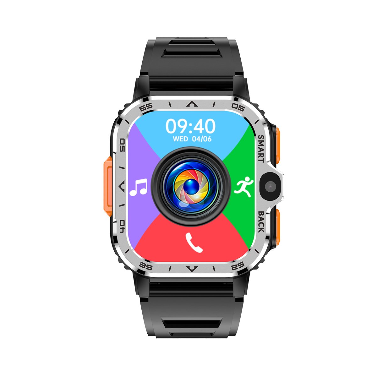 PGD Smartwatch GPS NFC 64GB ROM 4GB RAM SIM Card 4G Smartwatch 2.03 Inch HD Screen WIFI Camera Smart Watch PGD Watch