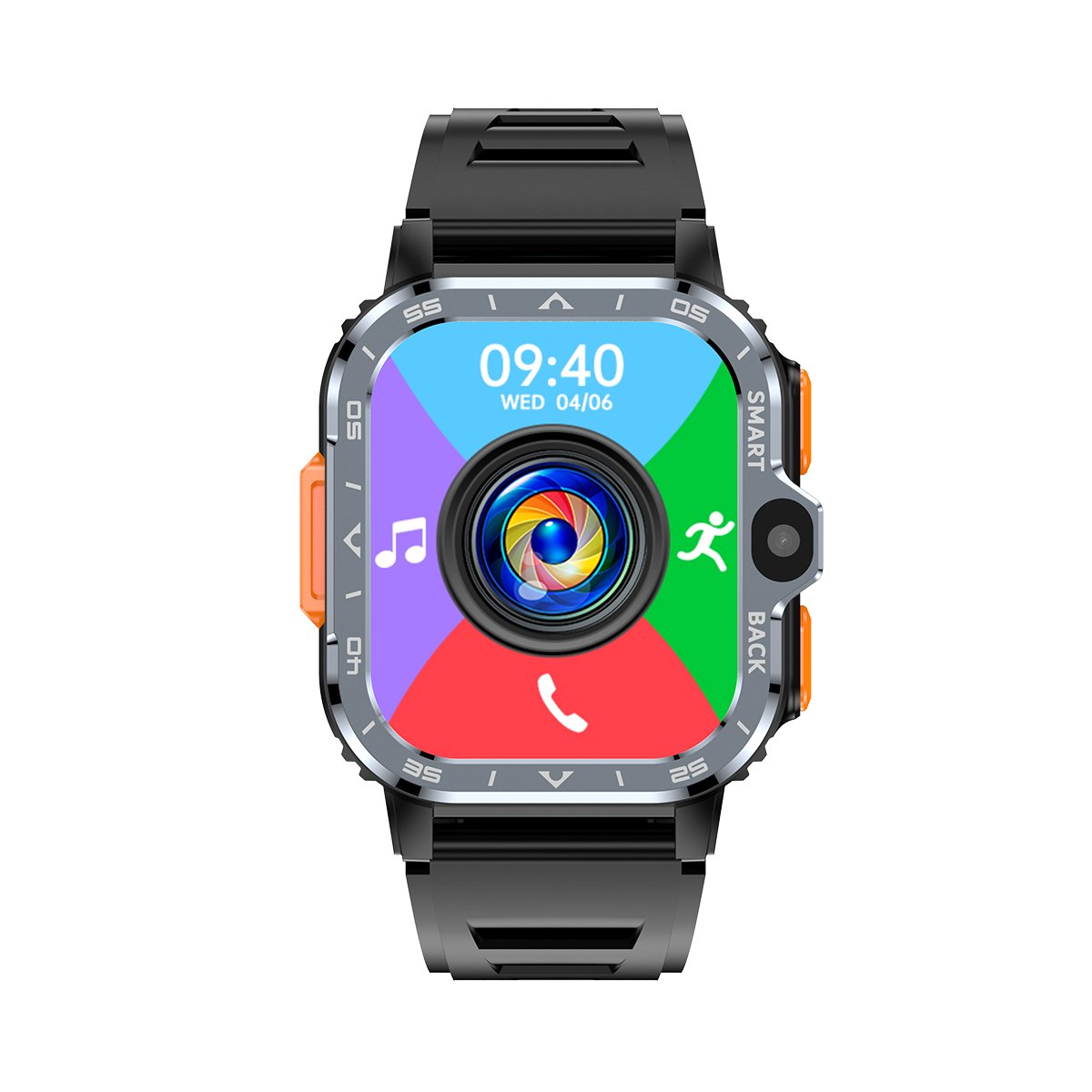 PGD Smartwatch GPS NFC 64GB ROM 4GB RAM SIM Card 4G Smartwatch 2.03 Inch HD Screen WIFI Camera Smart Watch PGD Watch