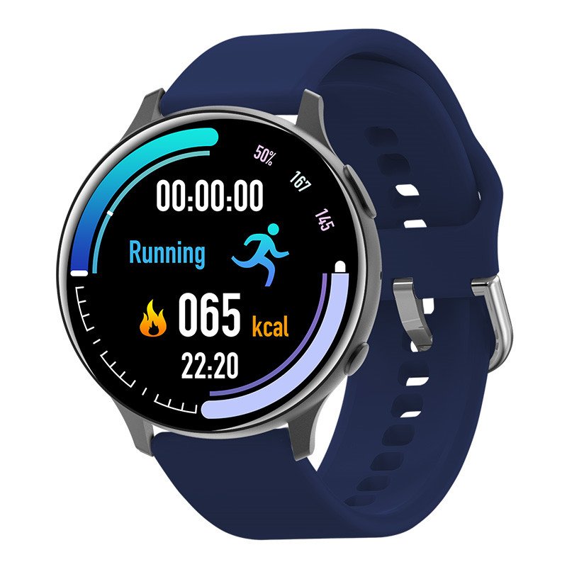 AT 2 round Smart Watch bluetooth Call Heart Rate Blood Pressure multi sports mode Smart Watch for women men