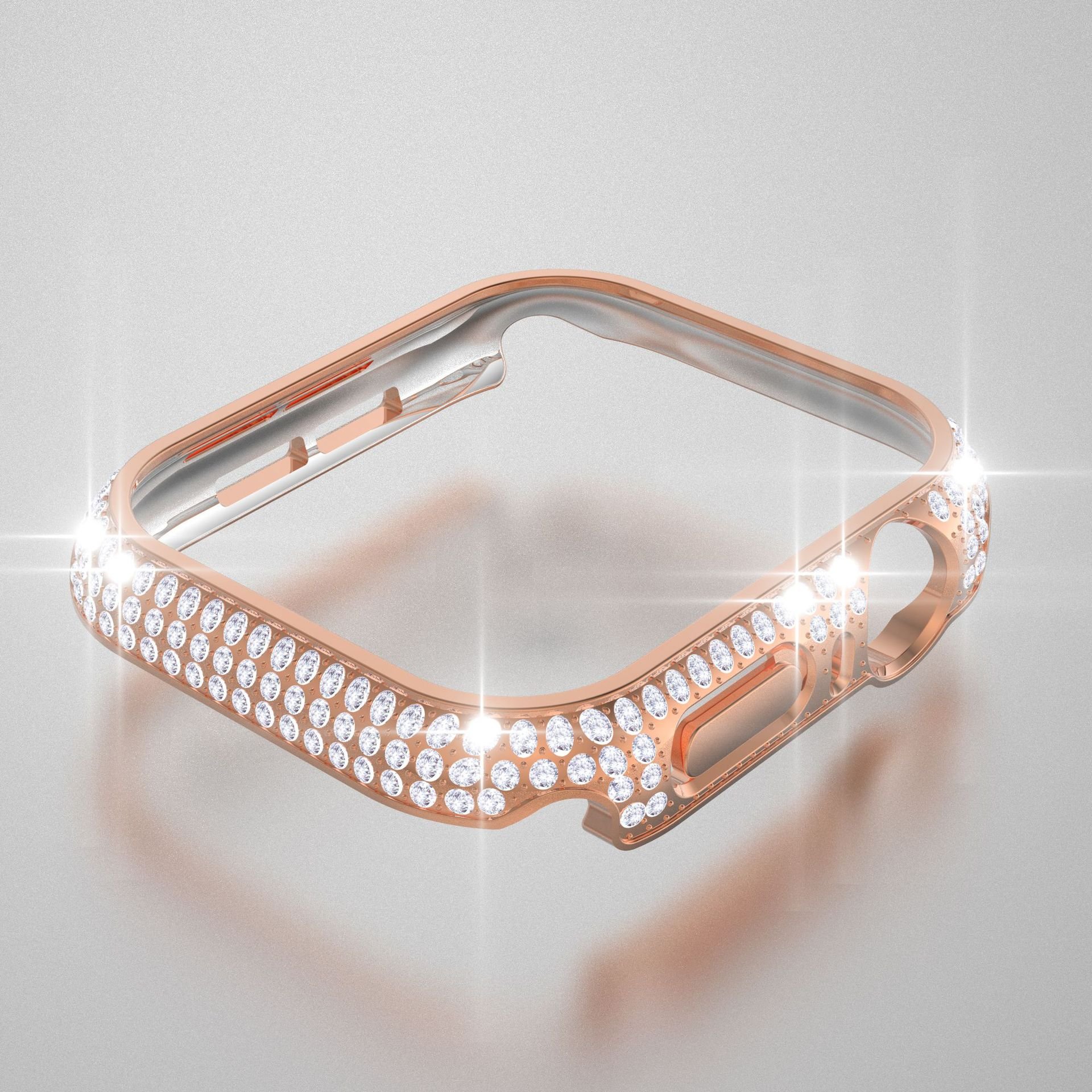 For Apple watch face cover diamond watch cover case for apple 8 pro luxury smart watch case cover diamond case