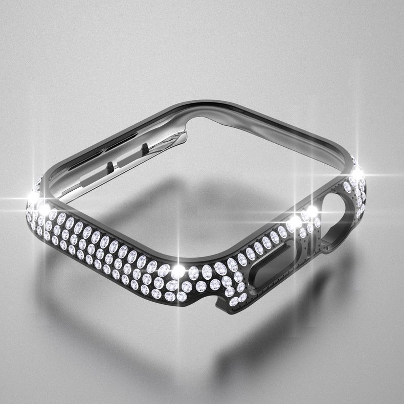 For Apple watch face cover diamond watch cover case for apple 8 pro luxury smart watch case cover diamond case