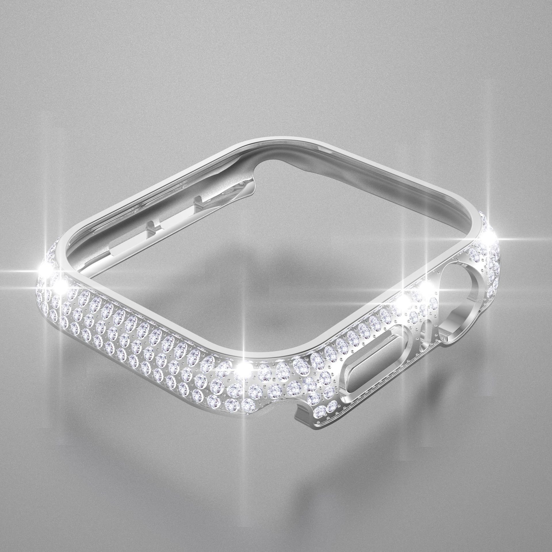 For Apple watch face cover diamond watch cover case for apple 8 pro luxury smart watch case cover diamond case