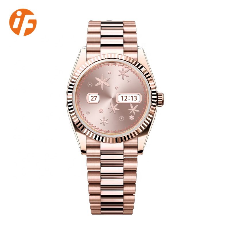 INNOFOVO new arrival amoled smart watch for women ladies with heart rate monitor