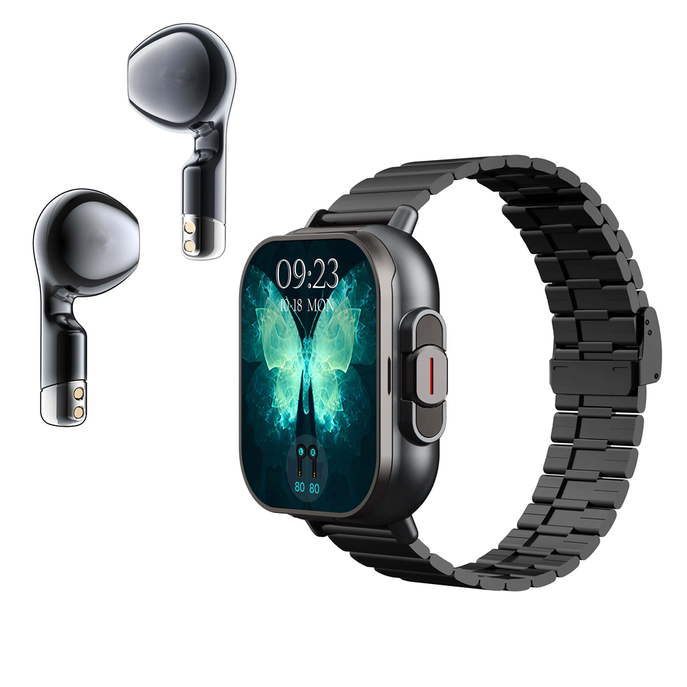 D8E Pro Max 2 in 1 Smartwatch TWS Earbuds 2024 Hot Sale High Quality Men Women Digital Sport D8E Smart Watch with Earphones