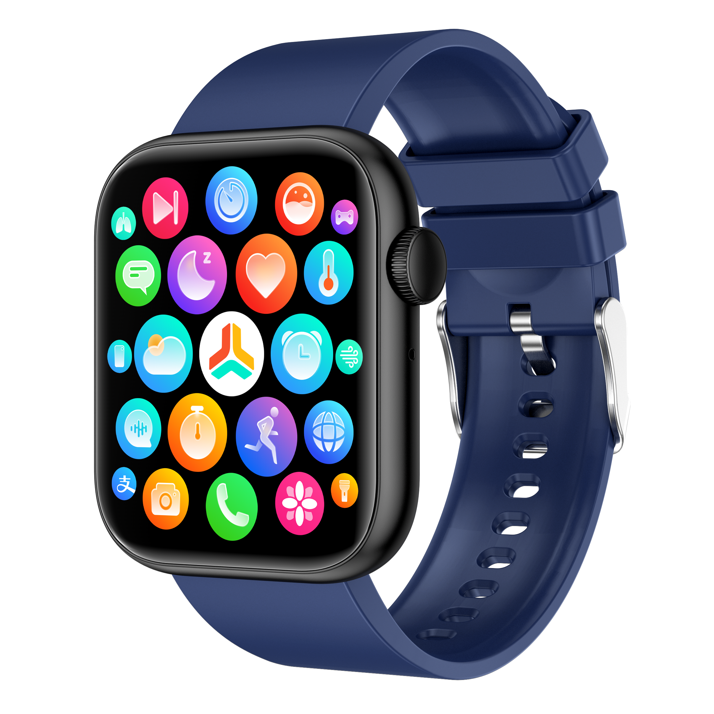 2024 Newest QX7 BT Call Smart Watch Sports Mode reloj Pedometer heart rate temperature smartwatches OEM ODM Factory