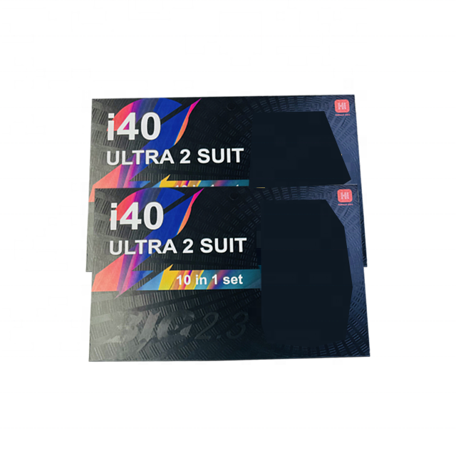 2023 New Smart Watch i40 ultra 2 suit 10 in 1 set 2.3 inch HD Large Screen with 7 Strap wireless Charging hiwatch ultra app