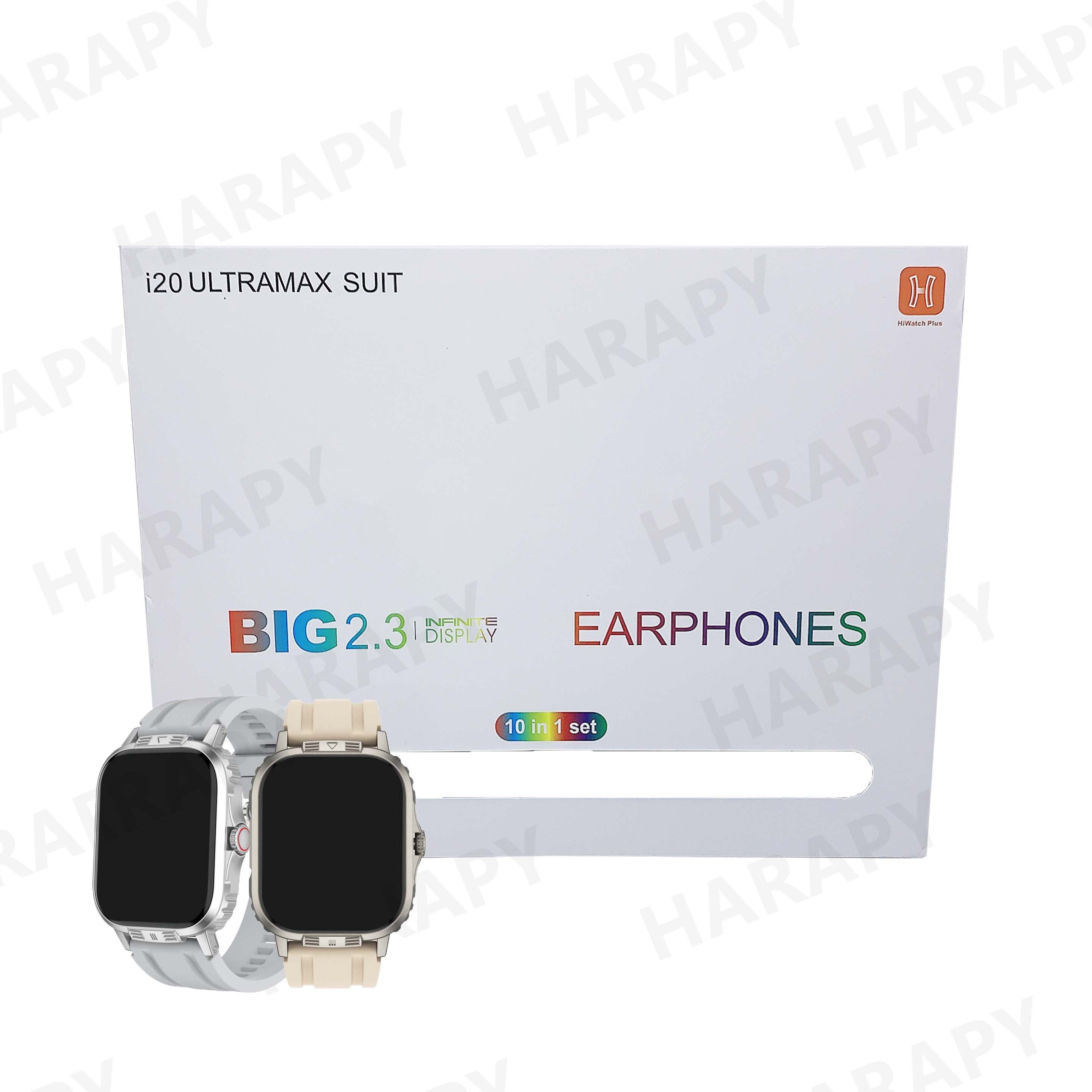 i20 ultra max suit smart watch With Earbuds 49MM 10in1 i20ultra smartwatch i30 i40 i50 i60 i70 i80 H20 extreme watches Series 9