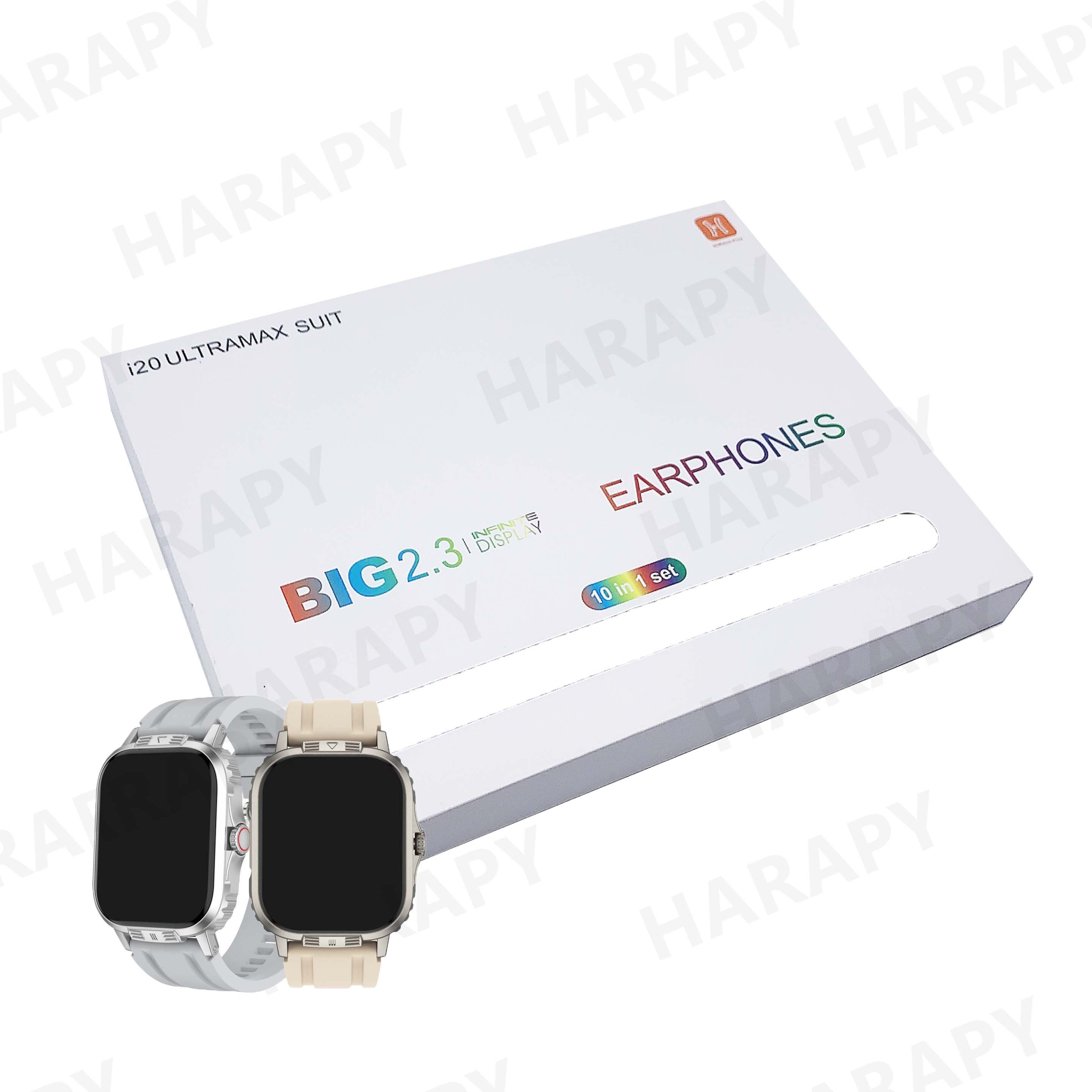 i20 ultra max suit smart watch With Earbuds 49MM 10in1 i20ultra smartwatch i30 i40 i50 i60 i70 i80 H20 extreme watches Series 9