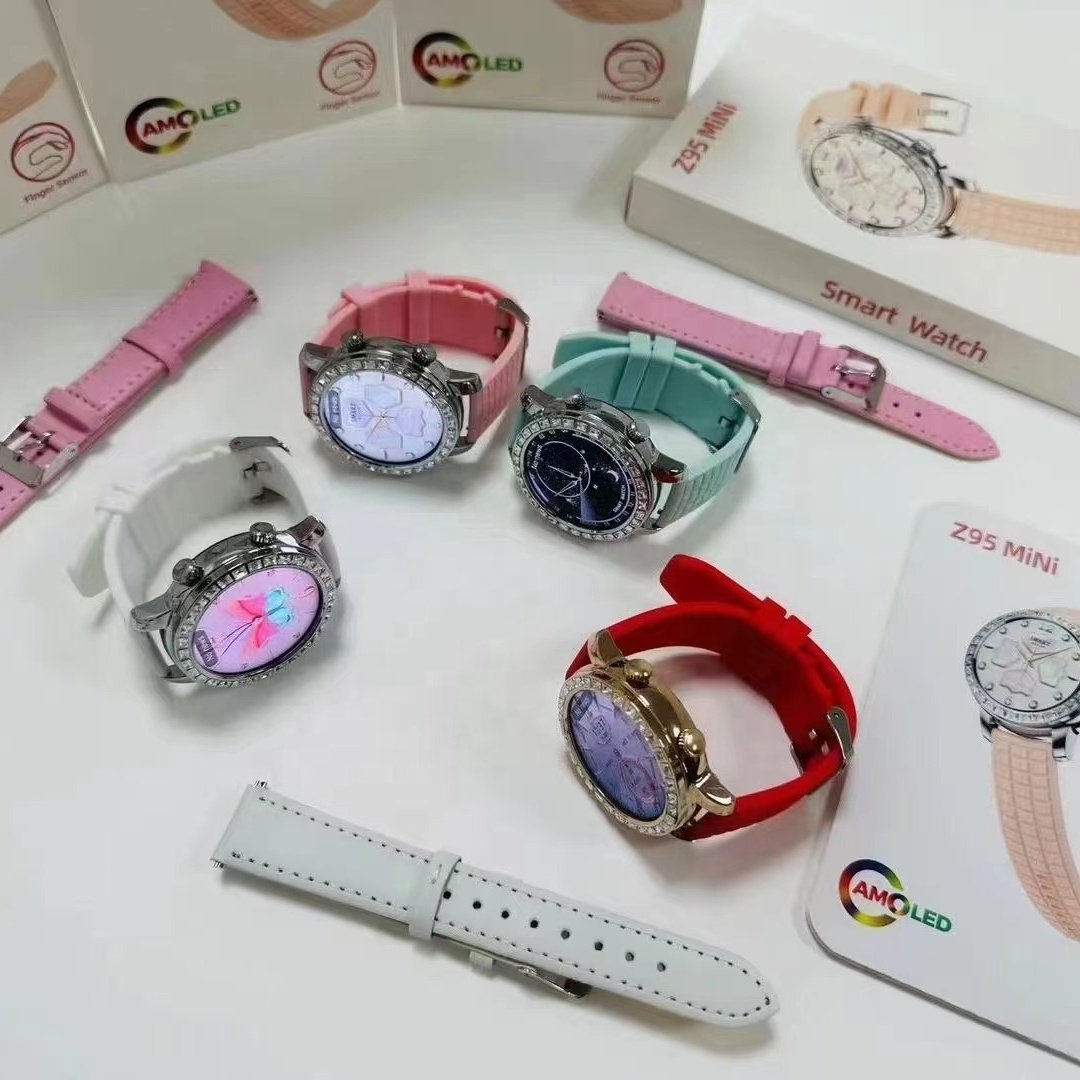 2024 Newest Z95 mini smart watch Reloj Inteligente fashion band smartwatch Compass NFC 300mah Big Battery Z95 mini for Women