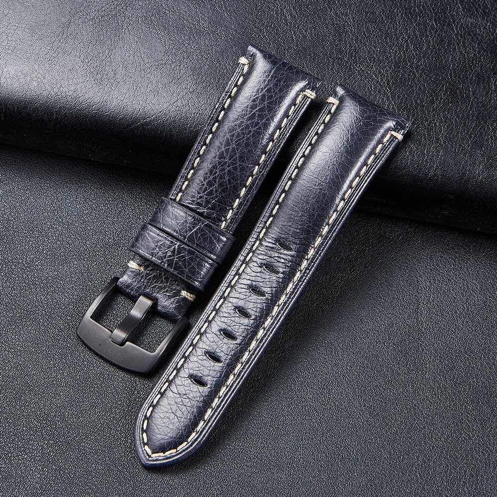 Full Grain Italian Leather Watch Band 20mm 22mm Handmade Genuine Leather Watch Strap wholesalers suppliers