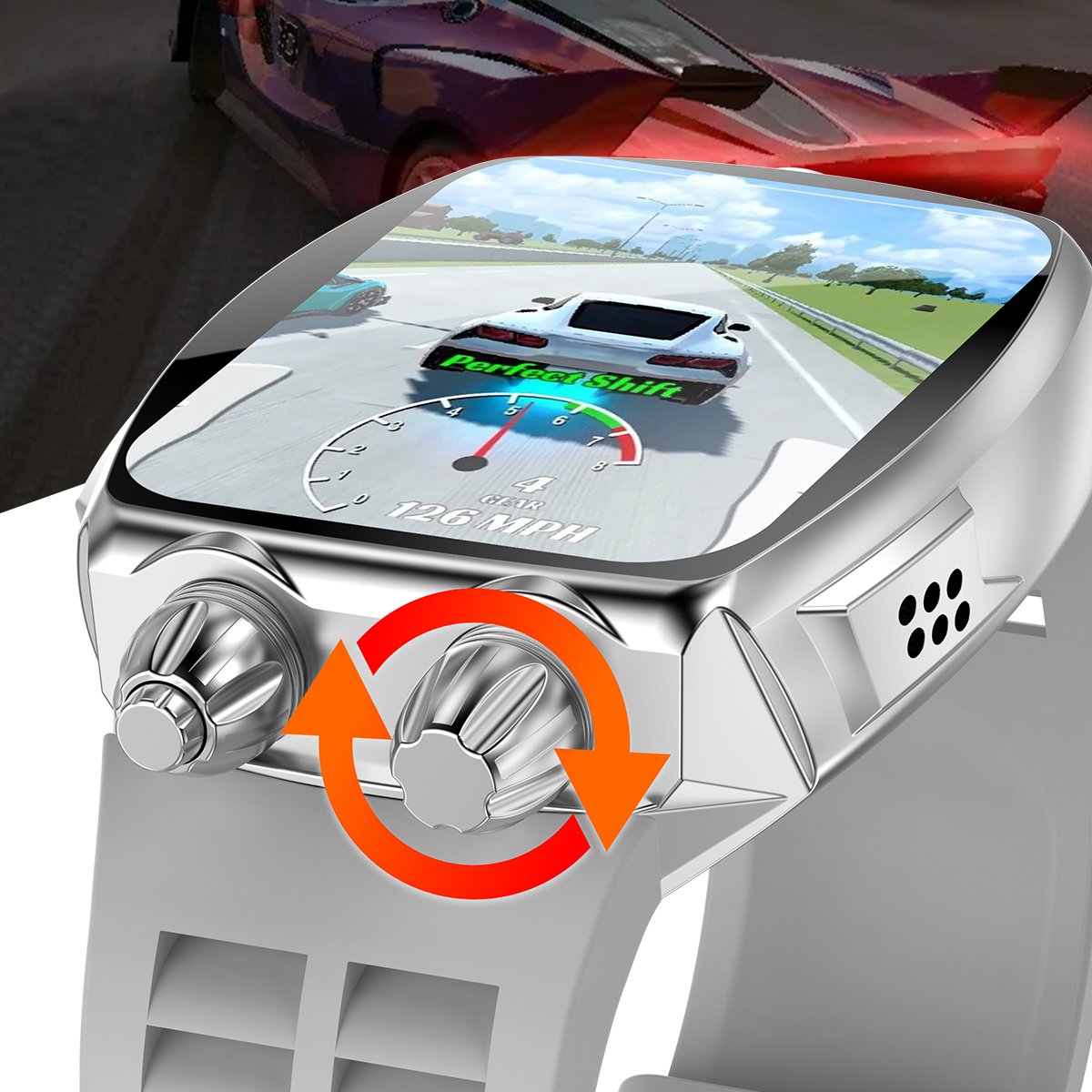 LA88 Nfc optional 1.8 Inch Large Screen Smartwatch 1ATM 5 Menu BT Call Luxury Style Smart Watch Business