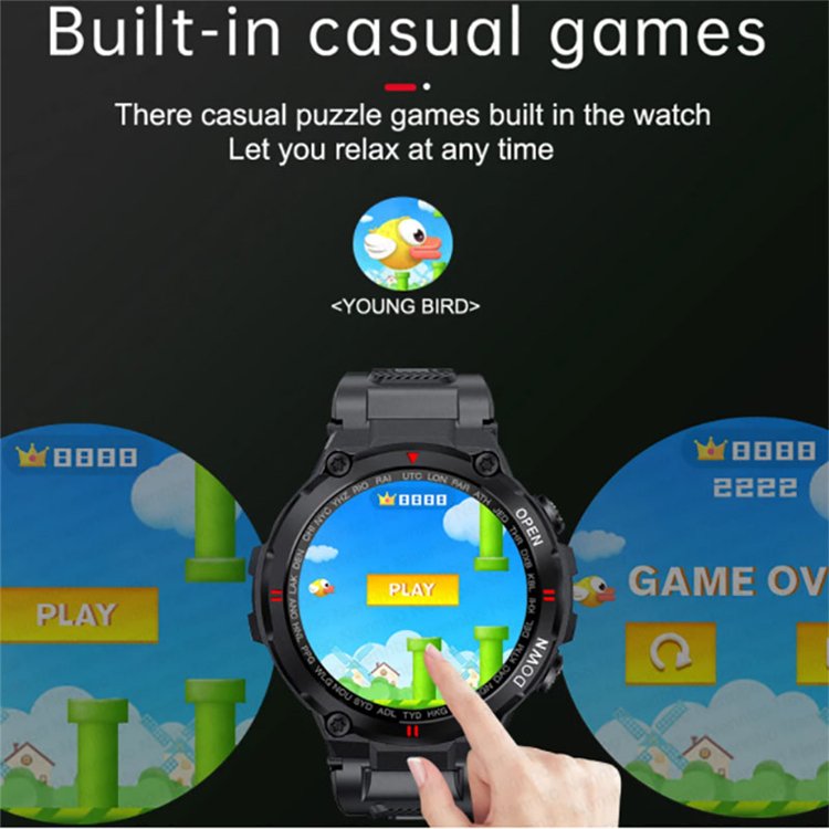 2021 New Smart Watch Men Sports Fitness Call Multifunction Music Control Alarm Clock Reminder Men Smartwatch For Phone