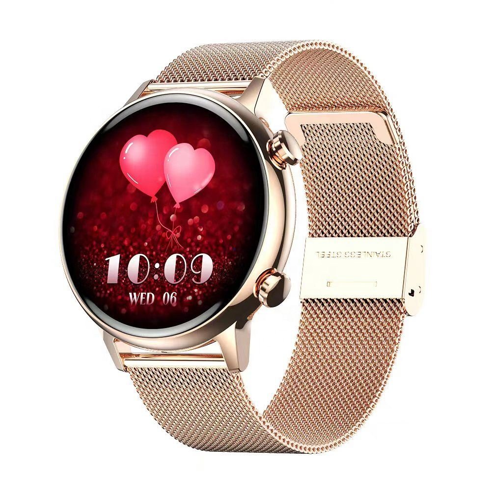 Fashion Ladies Smartwatch HK39 AMOLED Screen 1.1 inch Calling Smart Watch Heart Rate Sleep Monitor Women Smart Watch IP68