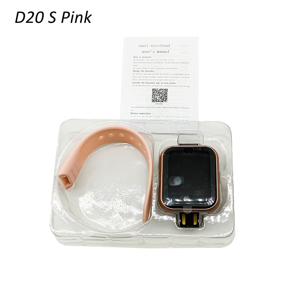 2024 HYX Factory Wholesale Smartwatch d20 Smart Clock Waterproof Smart Watch y68 d20 For Men Women
