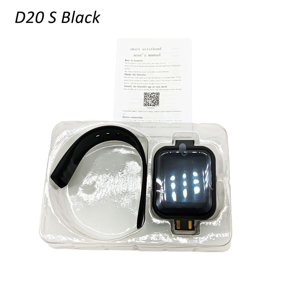 2024 HYX Factory Wholesale Smartwatch d20 Smart Clock Waterproof Smart Watch y68 d20 For Men Women