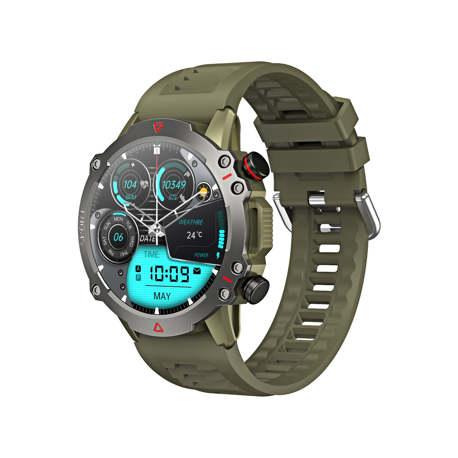 2023 New TF10Pro smart watch 1.53 HD large screen Exercise meter waterproof fitness TF10 Pro round smartwatch hot 4G for kids