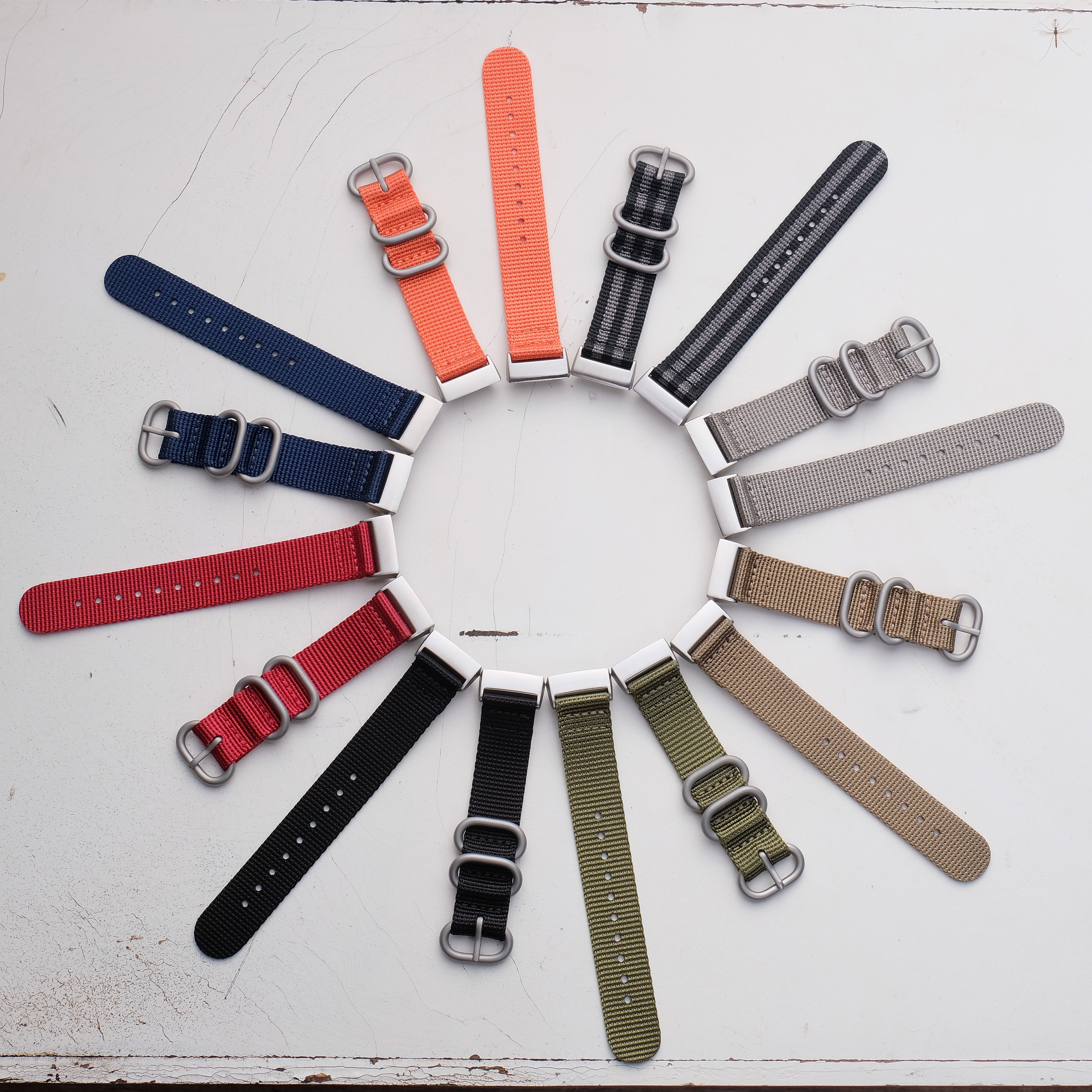 2024 factory price custom luxury fitness colorful adjustable striped sport nylon watch wrist band for Fitbit charge