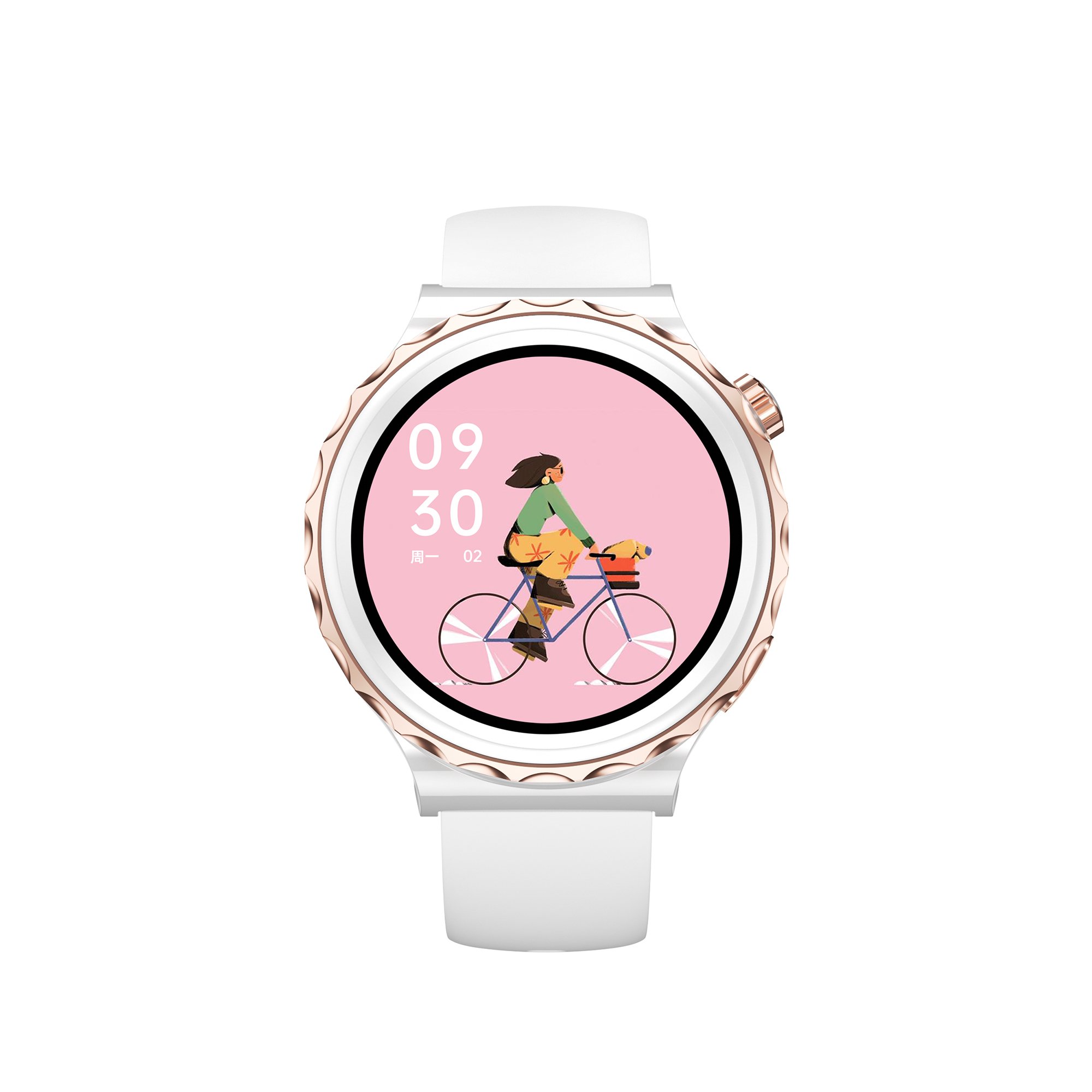 D3Pro Wireless Charging IP68 Waterproof Female NFC B T Calling Music Health Sports Smart watch For Women