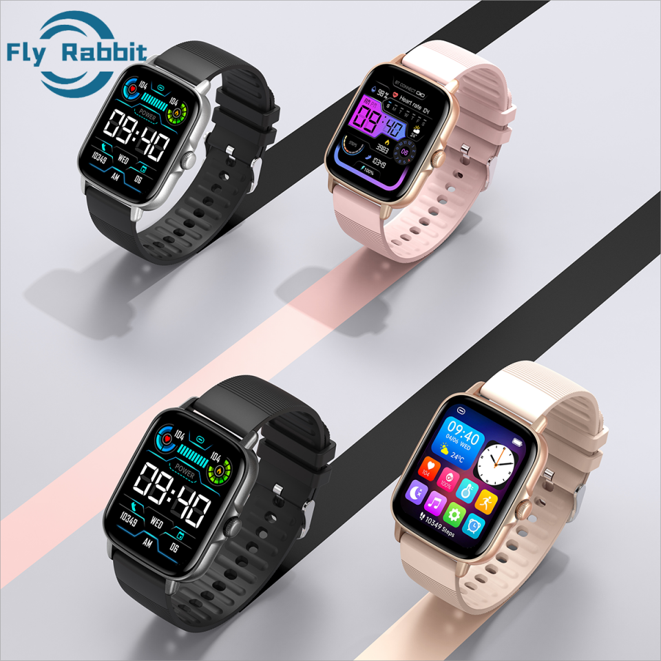 FKT59 Waterproof Y68 Smartwatch Sport Fitness Tracker Smart Bracelet Blood Pressure Heart Rate D20 2024 Men Women Smart Watches