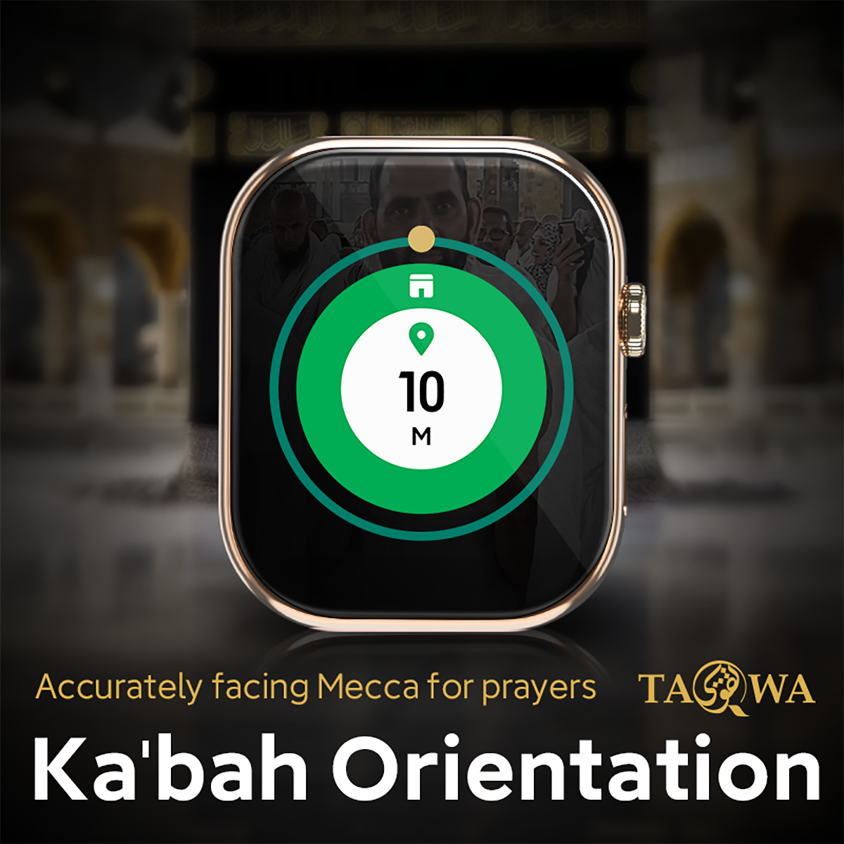 TAQWA Quran Smart Watch 2024 IP68 Waterproof 100+ Customized Wallpapers SmartWatch Health Monitoring Bluetooth Call