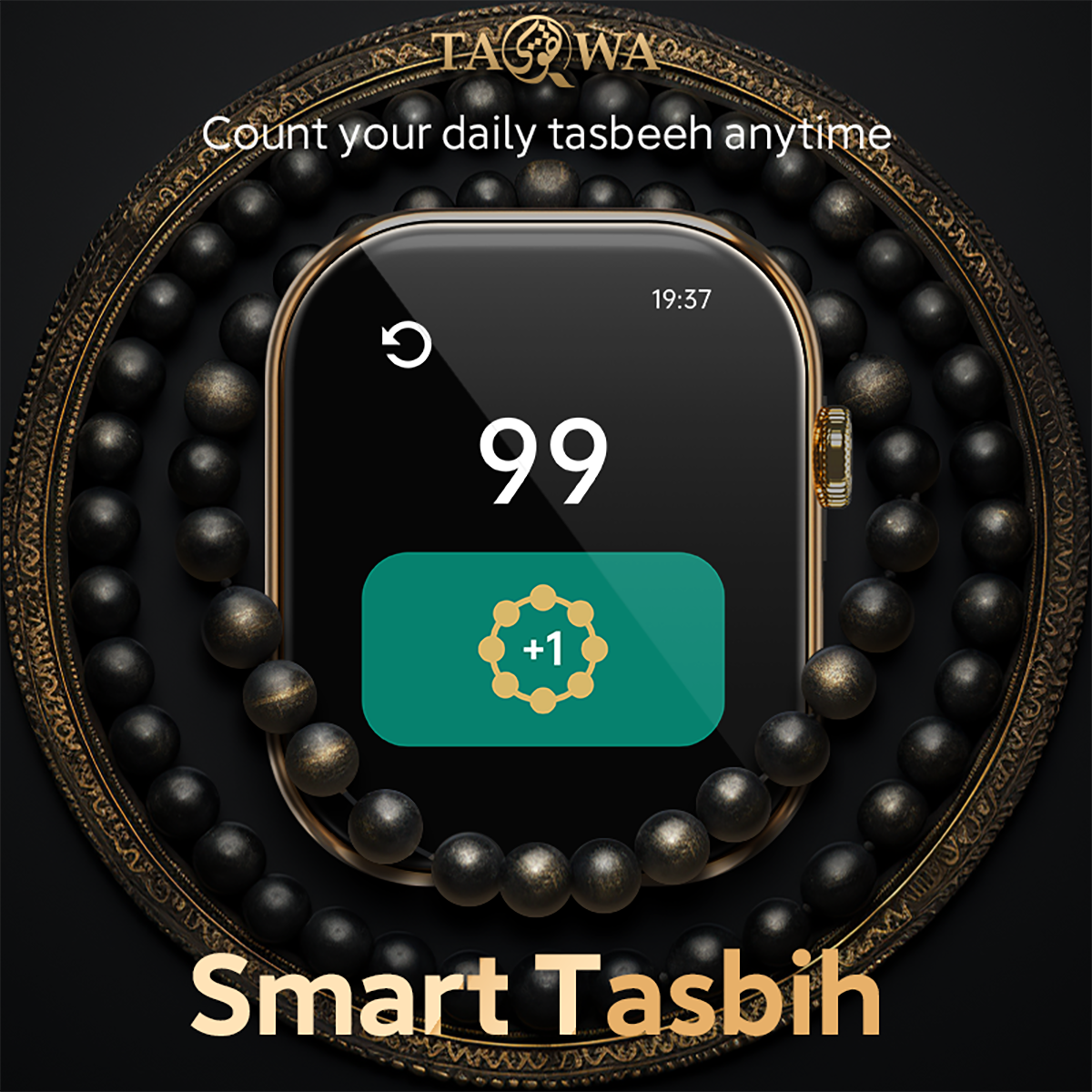 TAQWA Quran Smart Watch 2024 IP68 Waterproof 100+ Customized Wallpapers SmartWatch Health Monitoring Bluetooth Call