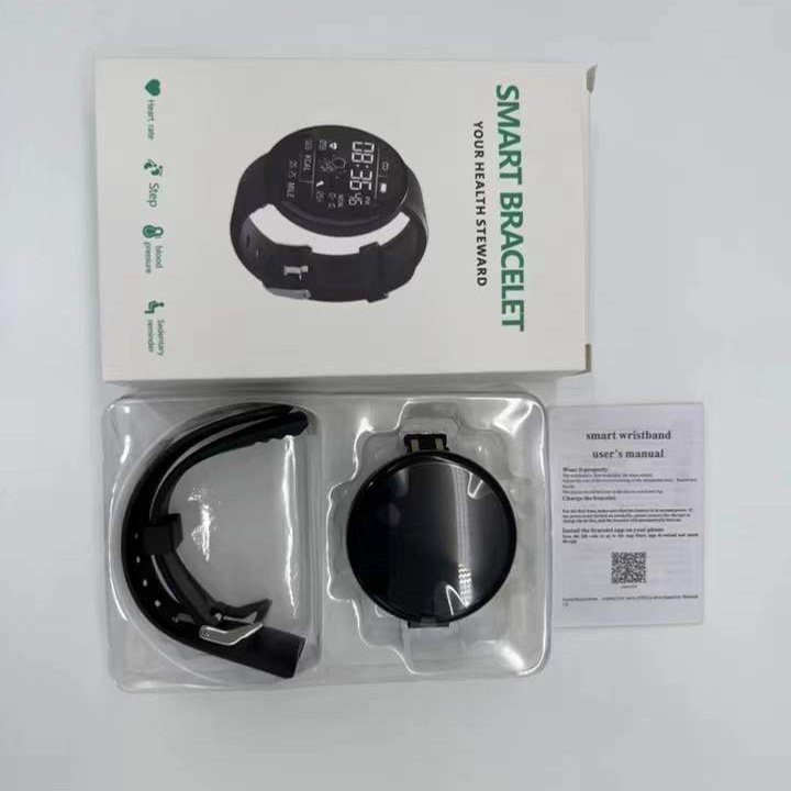 Wholesale D18S Smart Watch Round Screen Blood Pressure Monitor Sports Fitness Smart Watch with Heart Rate