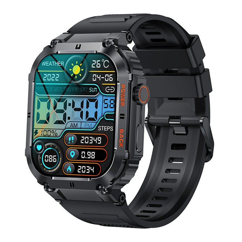 2024 K57 PRO Hot sales Long standby 400 m Ah smartwatch 1.96 inch full touch screen fitness BT calling smart watches