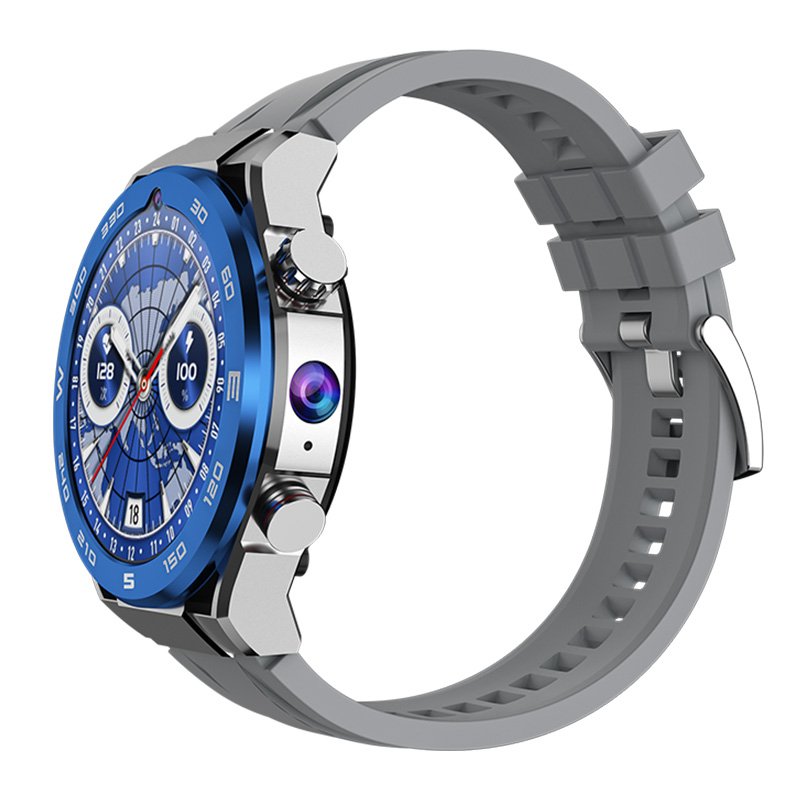 4G Smartwatch AMOLED Round Screen Dual Camera Video Call B8 Android Smart Watch