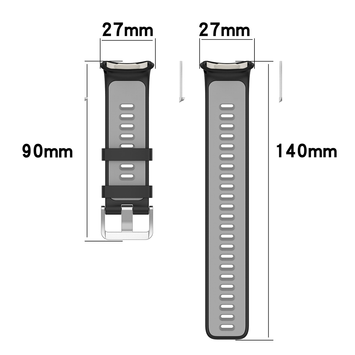 Compatible For Polar Vantage V2 Smart Watch Bracelet Silicone Replacement Wrist Belt