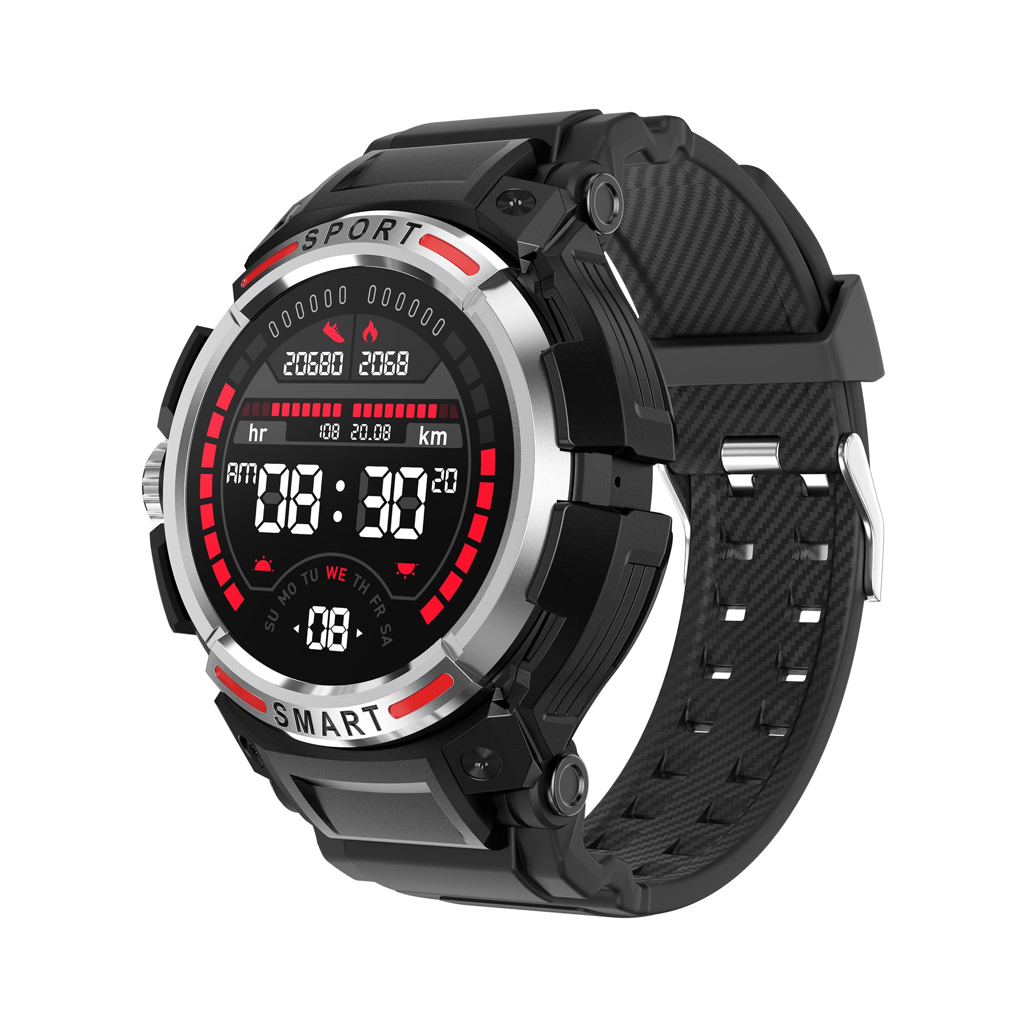 Stepfly GT100 AMOLED Smart Watch TWS Bluetooth Headset MP3 Local Music 3 in 1 NFC Speaker Dial Call 400MAH Sport Smartwatch