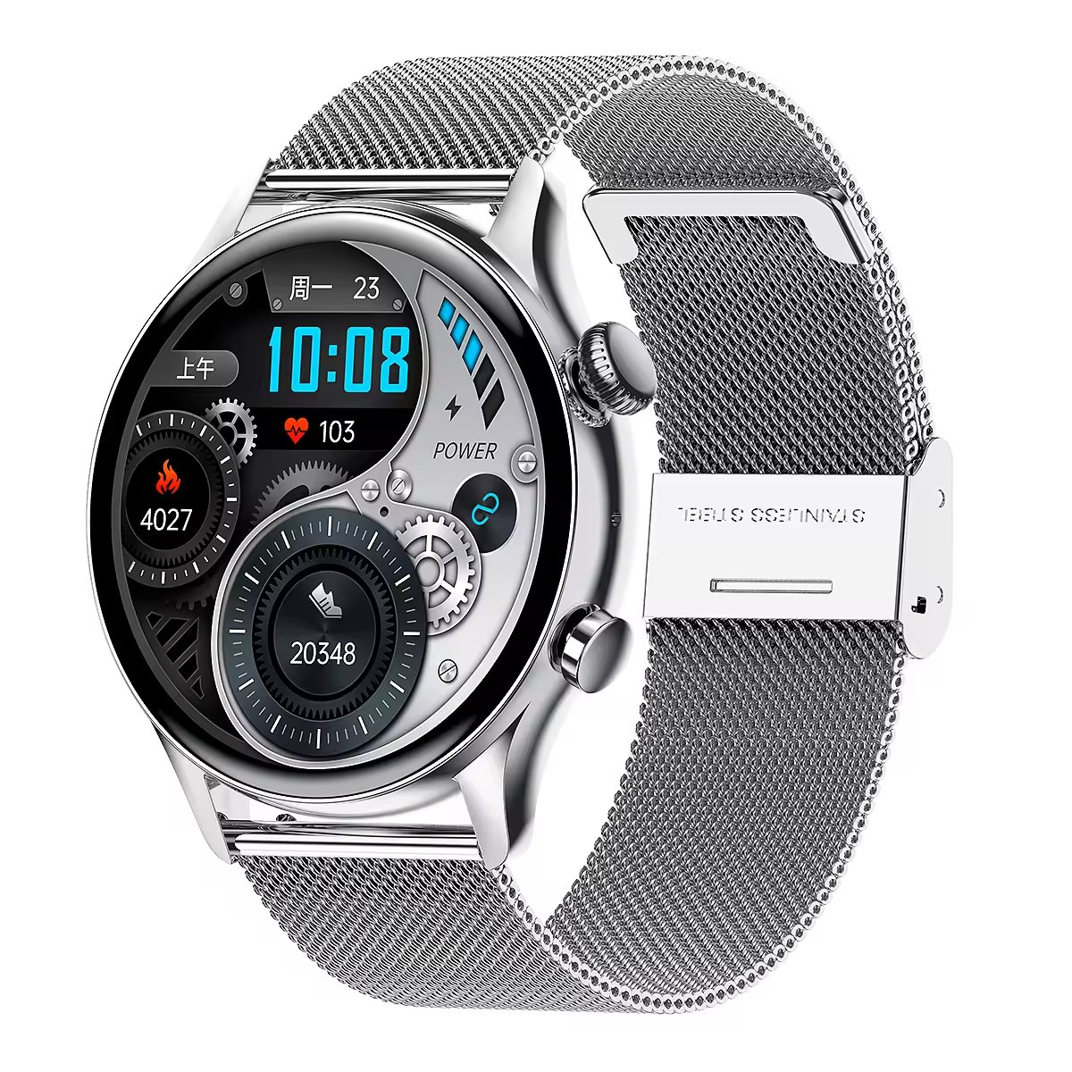 2024 New Full Amoled Display Hk8 Pro Smartwatch Bt Calling Music Play Nfc Bp Bo Hr Monitor Sport Smart Watch